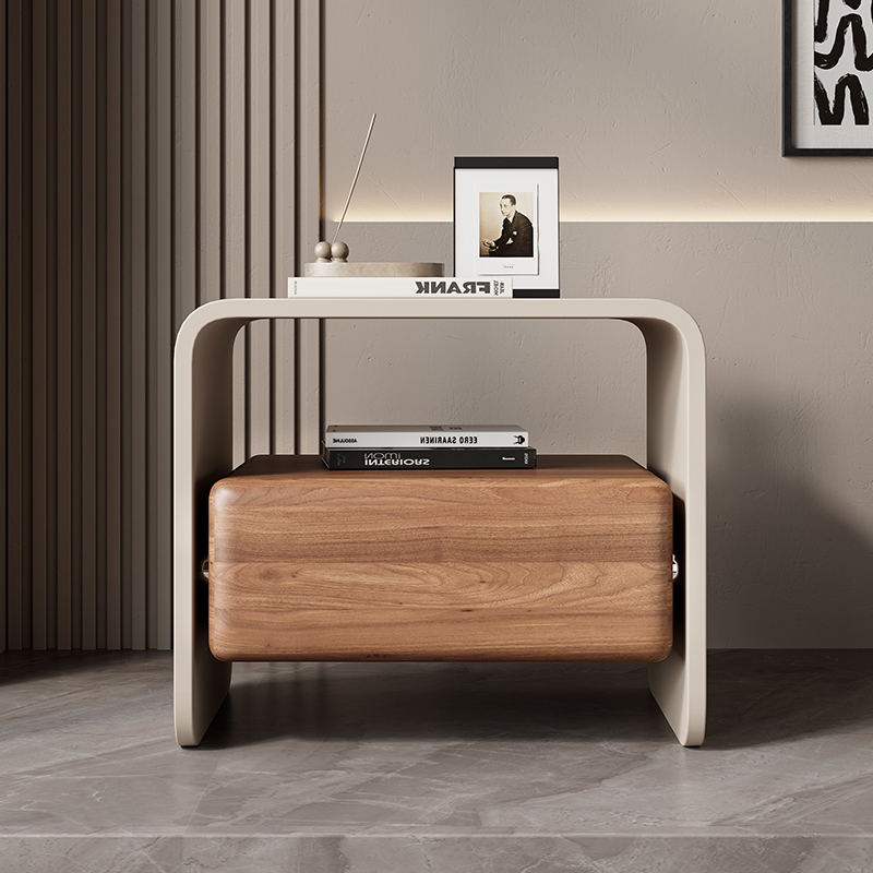 Solid Wood Nightstand 2 Drawers - Mesas de Cabeceira de Madeira Maciça