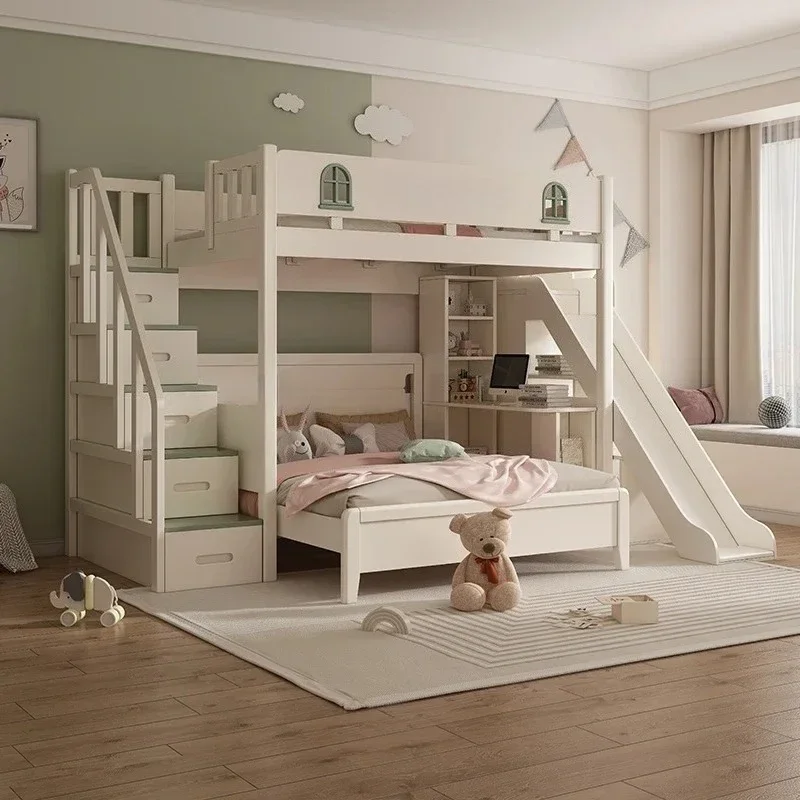 King Size Bed Frame With Storage Drawers - Gavetas de armazenamento beliche nórdico muito