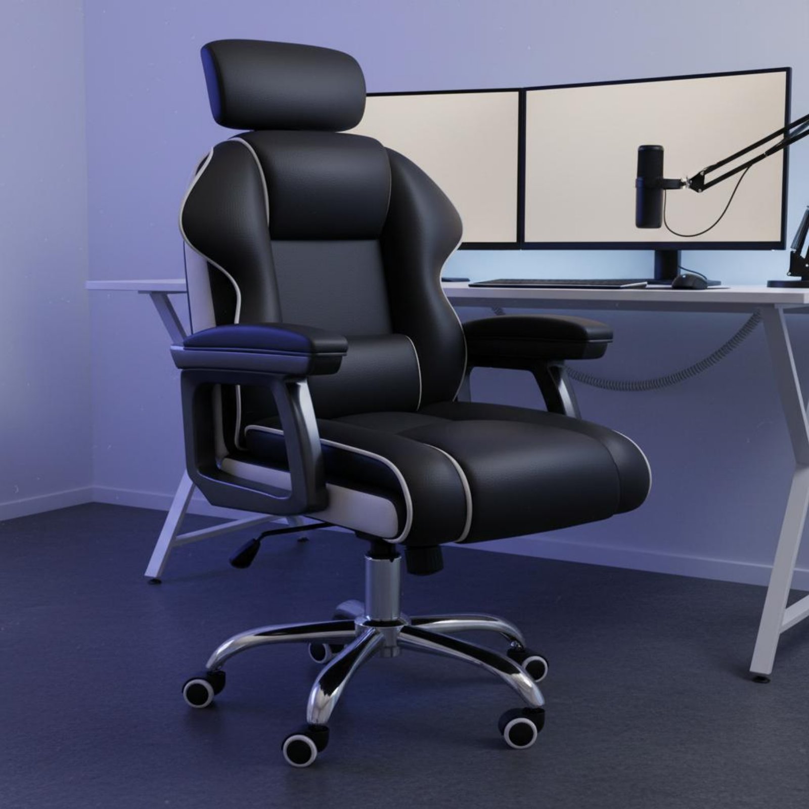 Office Furniture - Cadeira de Jogos Ergonômica com Altura