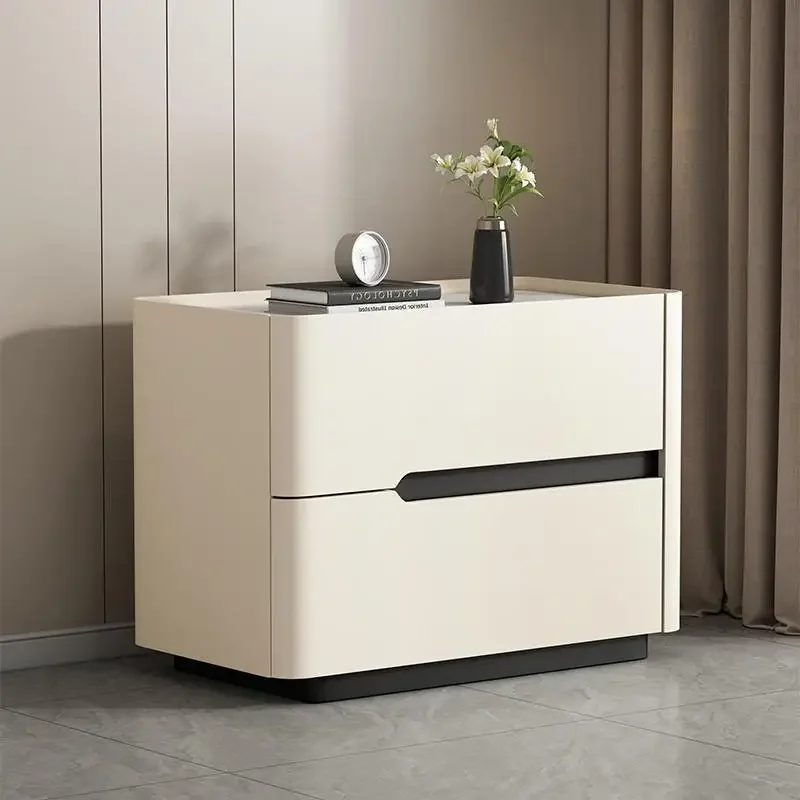 Solid Wood Nightstand 2 Drawers - Nordic moderno mesa de cabeceira armazenamento