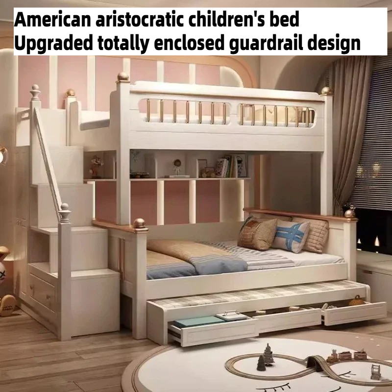 King Size Bed Frame With Storage Drawers - Cama Beliche Infantil de Madeira 135x190cm