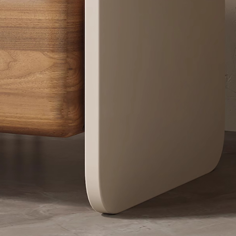 Mesas de Cabeceira de Madeira  - Solid Wood Nightstand 2 Drawers avaliação e preço