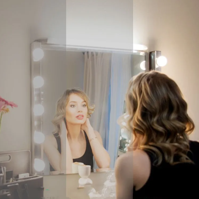Luz de Espelho LED Regulável c - Dressing Table Vanity With Lighted Mirror avaliação e preço