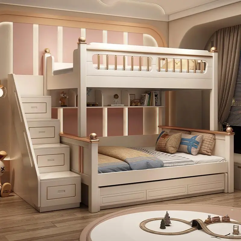 Cama beliche de madeira 135x19 - King Size Bed Frame With Storage Drawers avaliação e preço