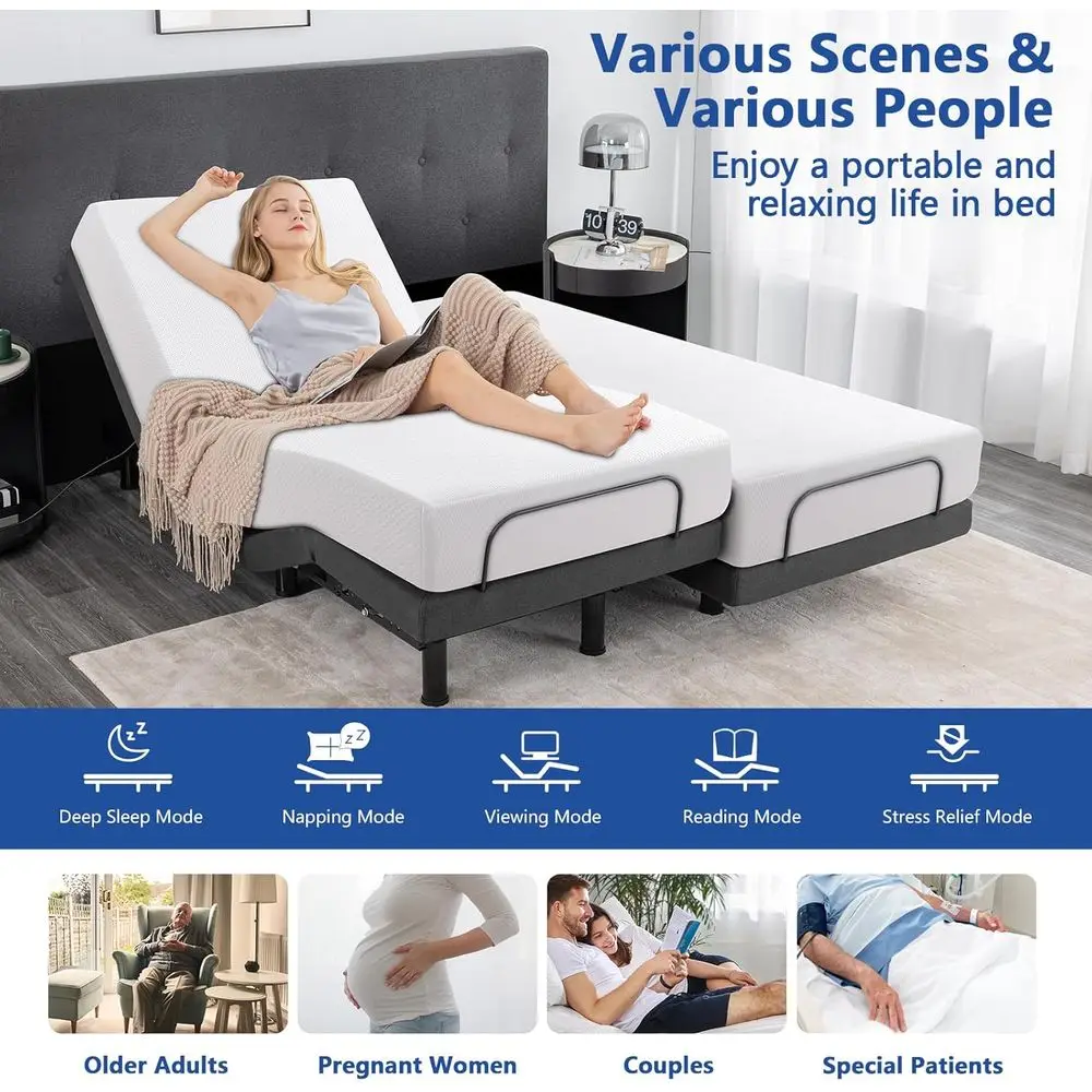 Cama Elétrica Ajustável Queen  - Memory Foam Mattress In A Box Queen avaliação e preço