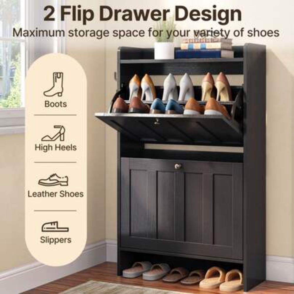 Armário de Sapatos Estreito In - Shoe Rack Cabinet Narrow Entryway avaliação e preço