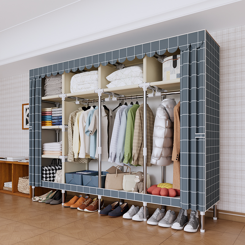 Moda-impressão portátil guarda - Wardrobe Closet Portable Fabric Cover avaliação e preço