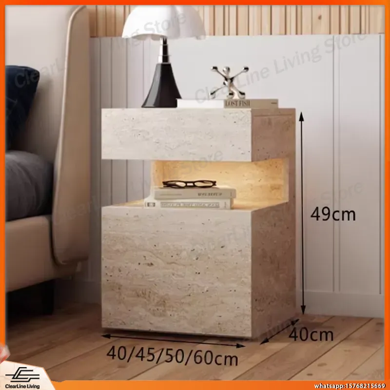 Mesa de Cabeceira Flutuante Mi - Floating Nightstand With Led Light avaliação e preço