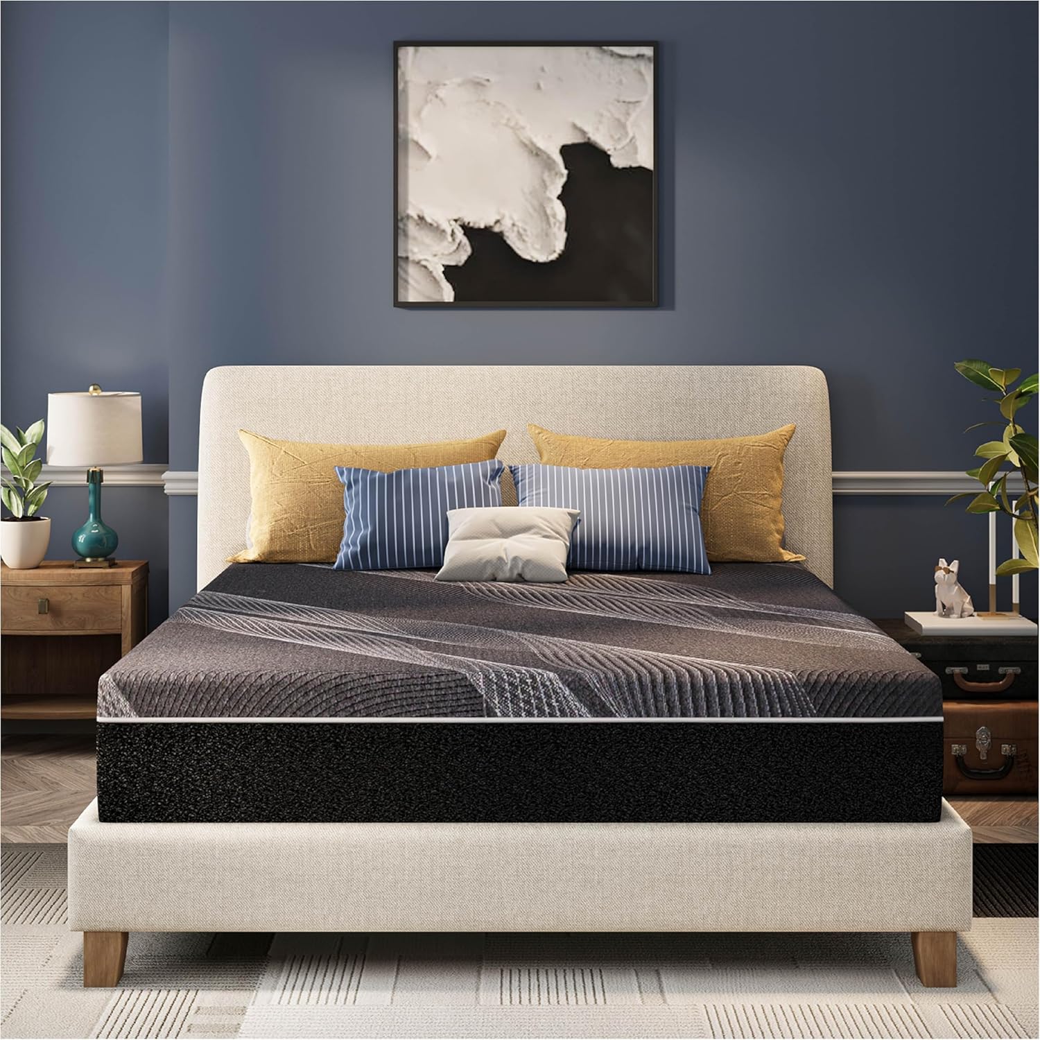 Colchão Queen de 12 polegadas, - Memory Foam Mattress In A Box Queen avaliação e preço