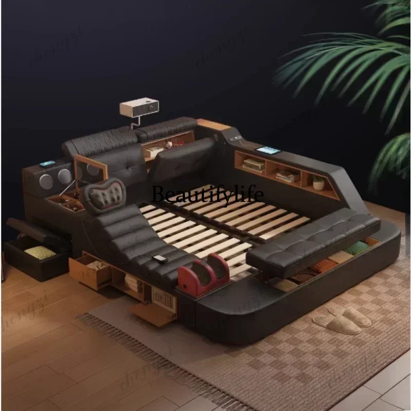 Cama de Casal King Size A182 P - King Size Bed Frame With Storage Drawers avaliação e preço