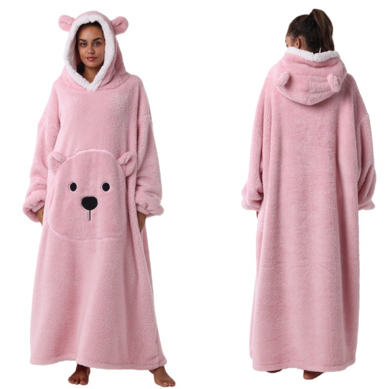 Manta com Capuz de Lã de Urso  - Sofas avaliação e preço