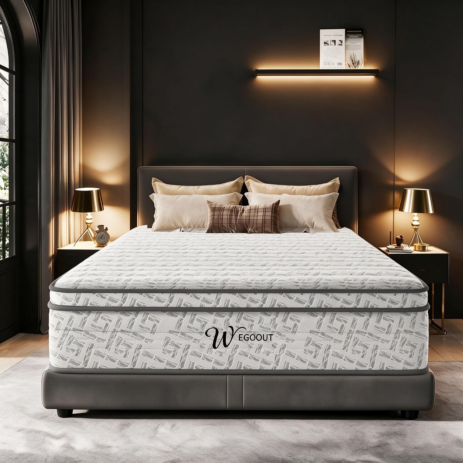 Colchão Queen Size de 12 Poleg - Memory Foam Mattress In A Box Queen avaliação e preço