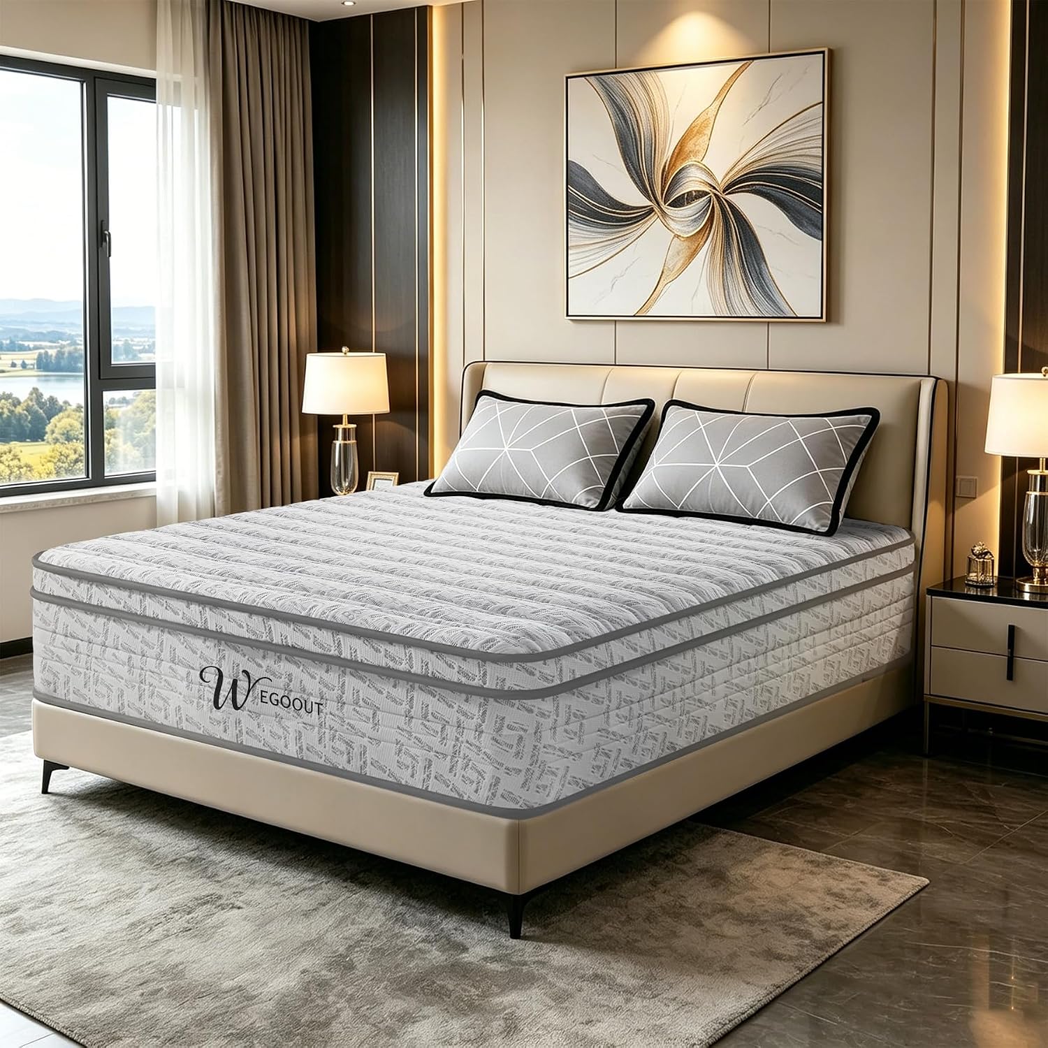 Colchão Queen Size de 12 Poleg - Memory Foam Mattress In A Box Queen avaliação e preço