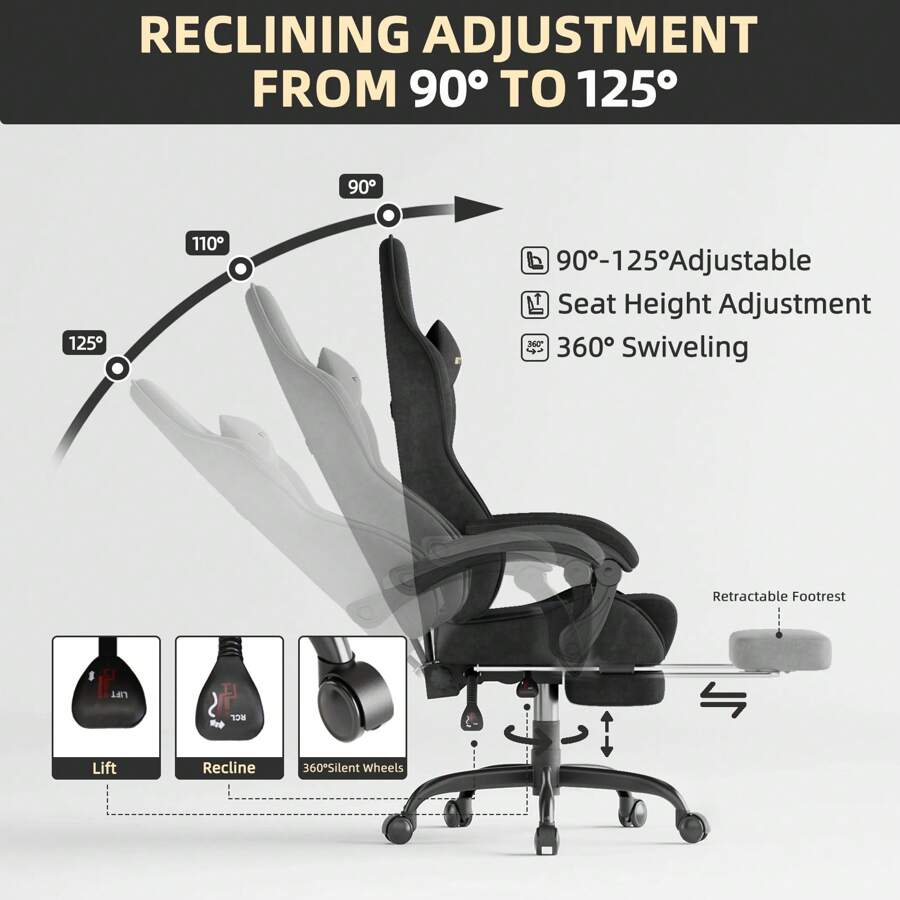 Cadeira de jogos com encosto a - Sofas avaliação e preço