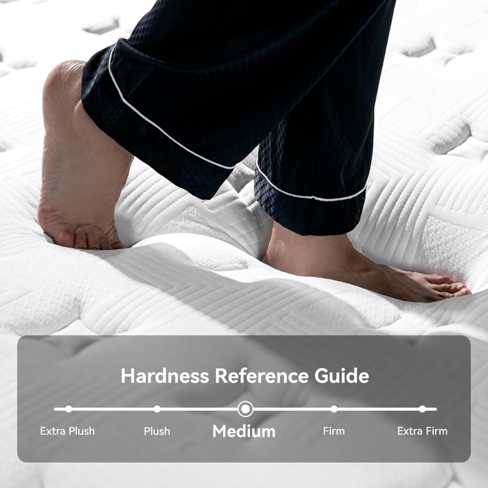 Colchão Queen, Colchões Híbrid - Memory Foam Mattress In A Box Queen avaliação e preço