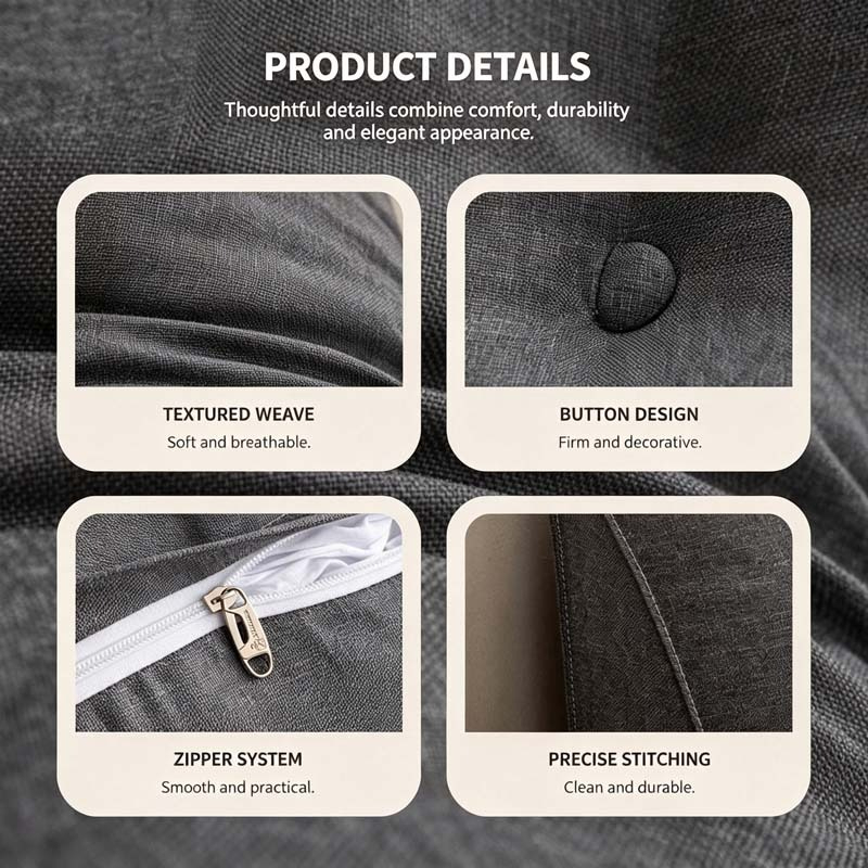 Almofada Grande para Cabeceira - Headboard Cushion Backrest Tatami avaliação e preço