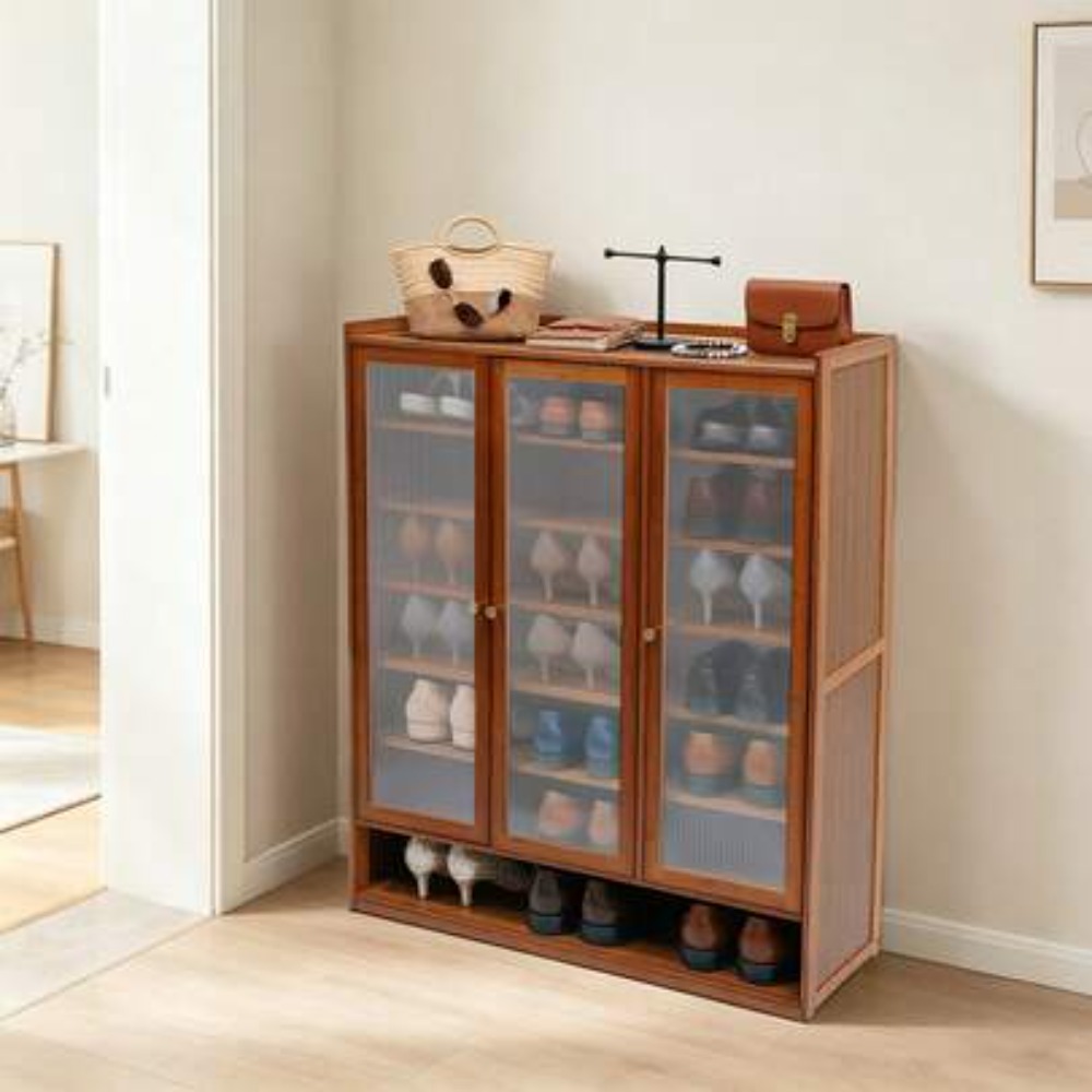 Armário de Sapatos de 8 Níveis - Shoe Rack Cabinet Narrow Entryway avaliação e preço